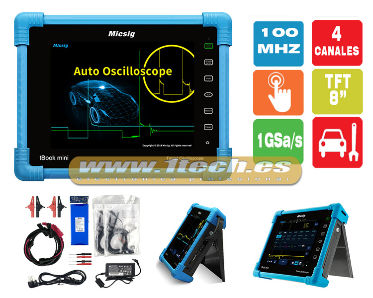 Miscig ATO1000 - Osciloscopios Táctiles para Automoción